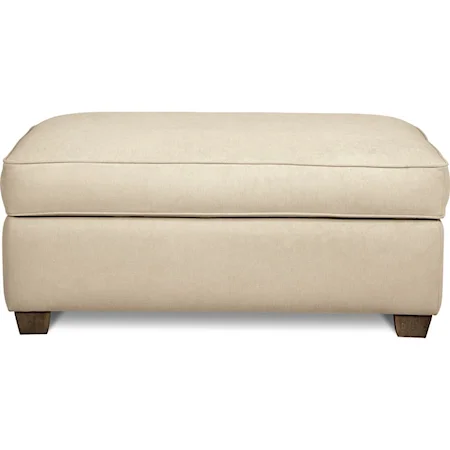 Casual Ottoman with Built-In Storage Space